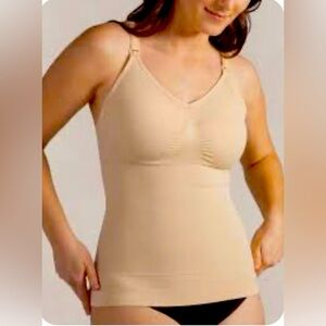 Seamless Beige Nursing Camisole